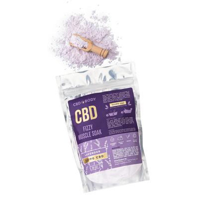 CBD Fizzy Muscle Soak Powder - Lavender