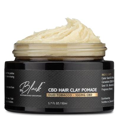 CBD Hair Clay Pomade - Oud Tobacco