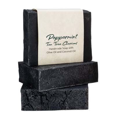 Natural Bar Soap 3 Pack - Peppermint Tea Tree
