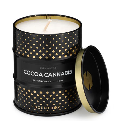 Gold Diamond Candle - Cocoa Cannabis