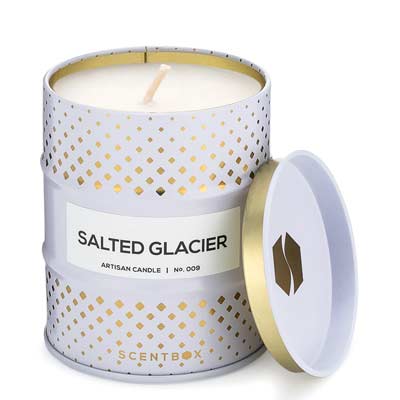 Gold Diamond Candle - Salted Glacier