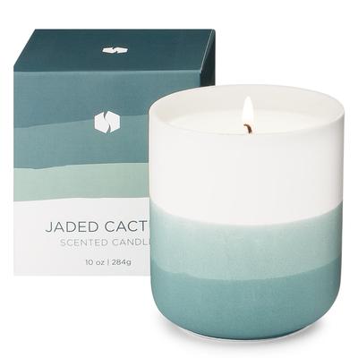 Watercolor Candle Series - Jaded Cactus